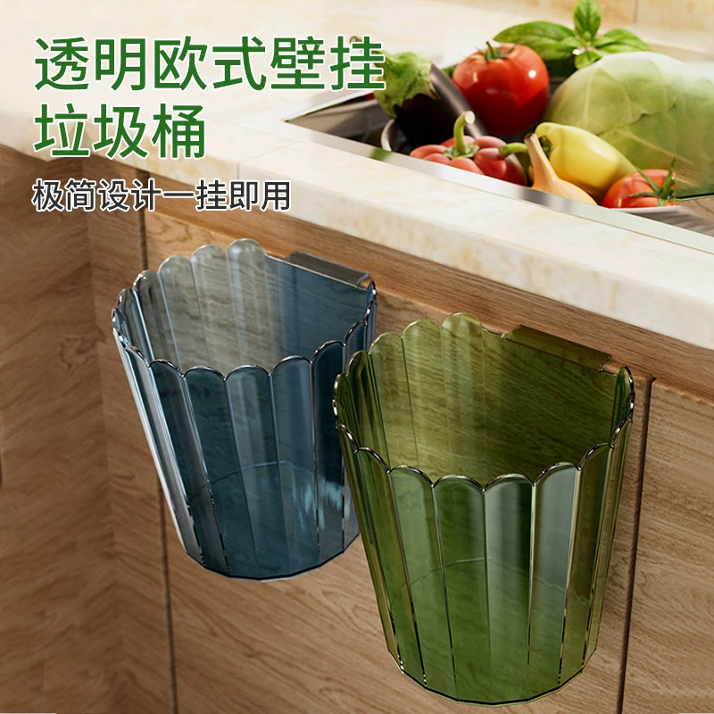 Легкая роскошная домашняя кухня Прозрачный европейский стиль настенный мусорный бак туалет дверь шкафа подвесной шкаф дверь кружева бумажная корзина