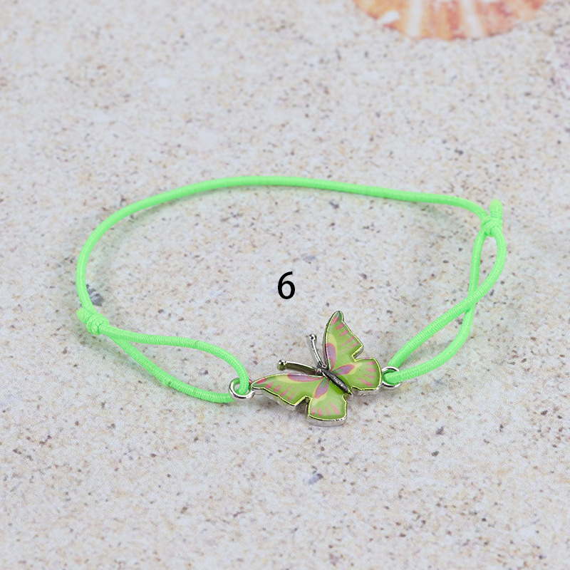 Simple Style Butterfly Alloy Enamel Kid's Bracelets display picture 6