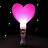 Cute flashing light stick heart shaped, props, wholesale