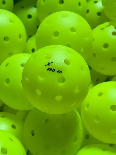 X-ACaPRO-40 Pickleball 40-hole 74MM rotomolded one-piece multi-hole practice ball