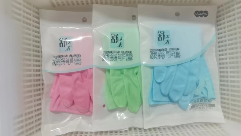 洗濯、食器洗い、家事、掃除用のラテックス手袋、滑り止め、耐久性、快適、シングルレザー、プラスチック、防水、食器洗い用ゴム手袋、家庭用|undefined
