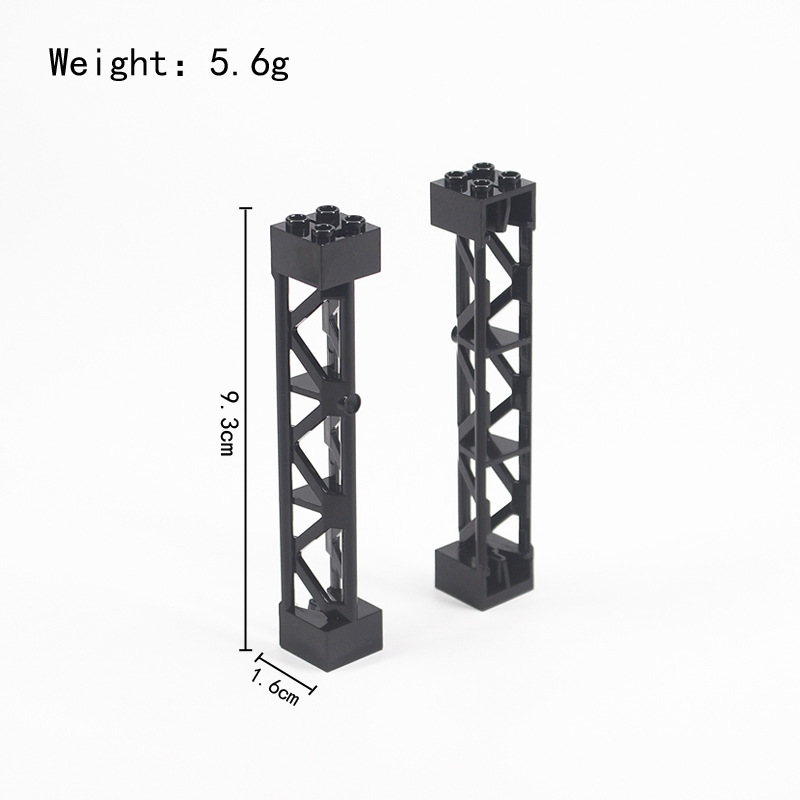 Black tubing, 10 pieces, 7G