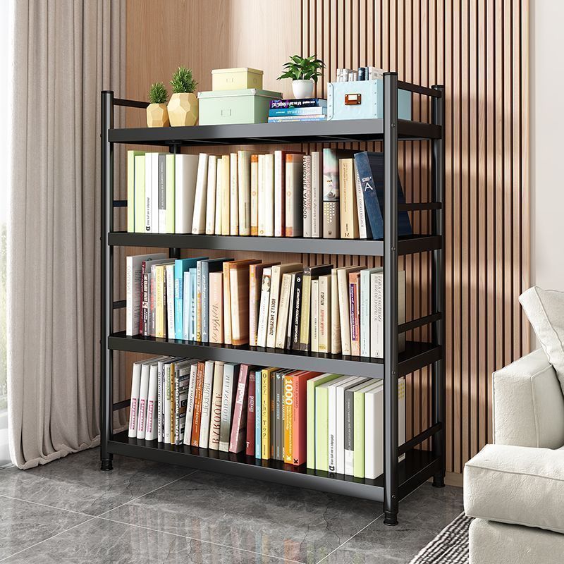 New Floor-Standing Multi-Layer Steel Bookshelf Shelf Multi-Functional Storage Living Room Bookcase Kitchen Dormitory Bedroom Storage Rack