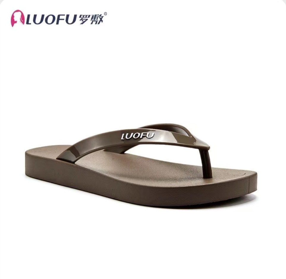 Chanclas con Suela Gruesa para Mujer de PVC para Playa