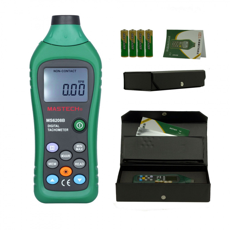 공장 직접 MS6208AB 비접촉 속도 테스터 회전 미터 데이터 유지 상한 하한