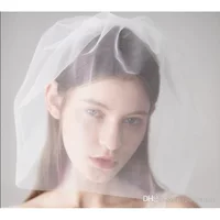 Короткая вуаль для невесты, ободок для волос, ретро свадебное платье, корейский аксессуар, простой и элегантный дизайн