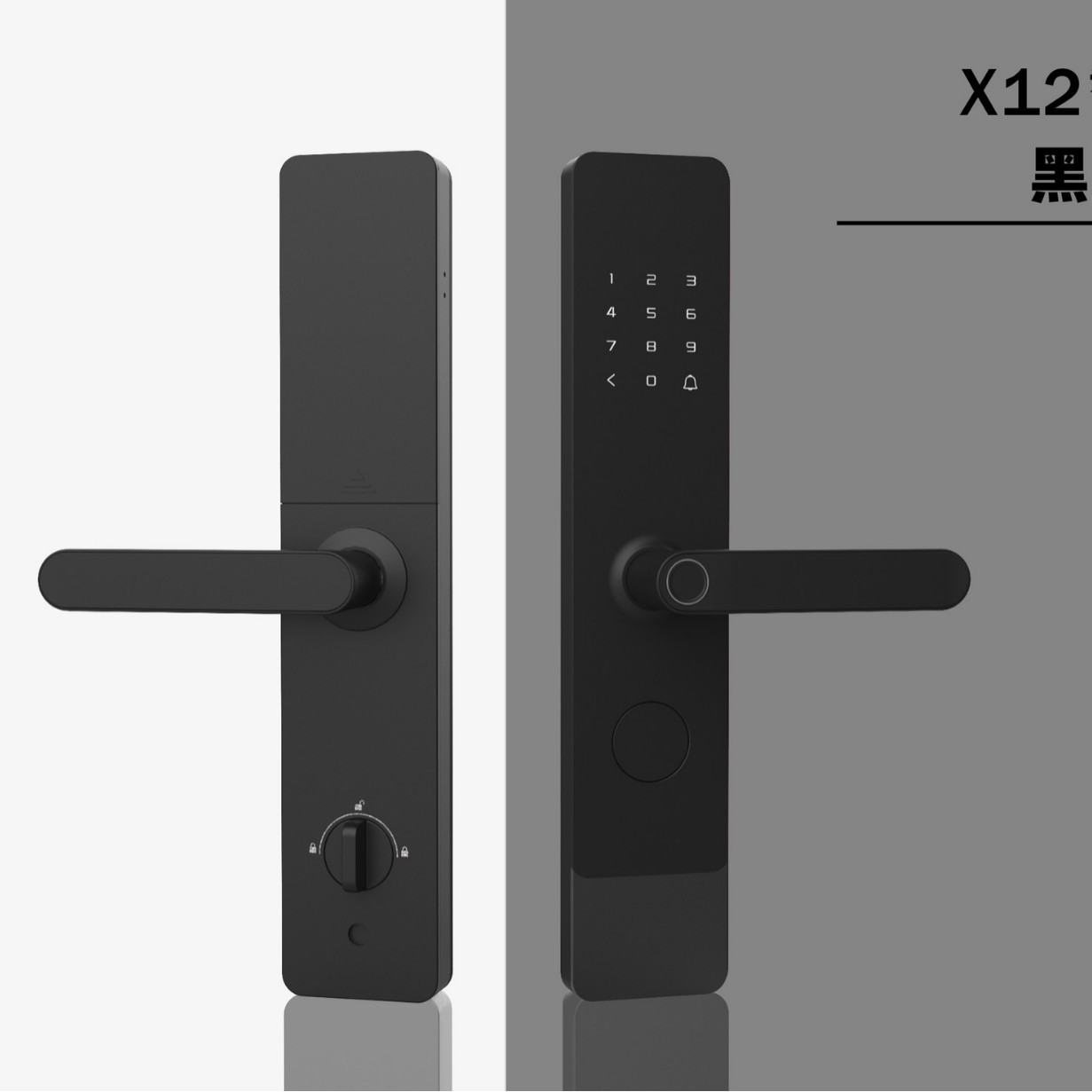 跨境高续航一握开指纹锁防盗门木门公寓家用智能锁指纹密码锁批发