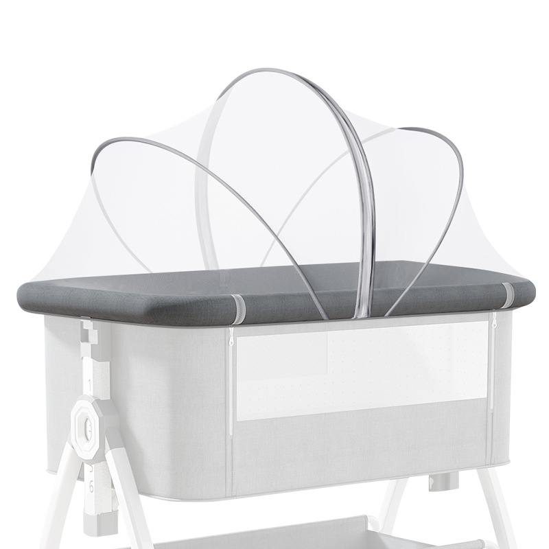 Cama de bebé mosquiteros cubierta completa cuna mosquiteros cubierta para dormir recién nacidos malla especial mosquiteros plegables