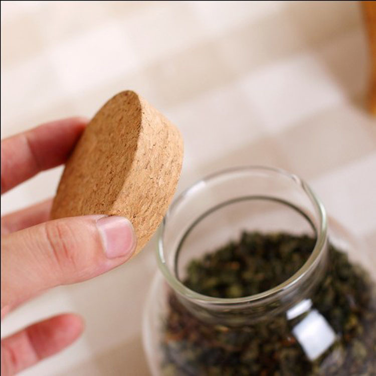 Recipiente para té de flores, frasco de almacenamiento sellado a prueba de humedad, frasco esférico de vidrio, frasco para almacenamiento de granos, frasco redondo de vidrio para té.