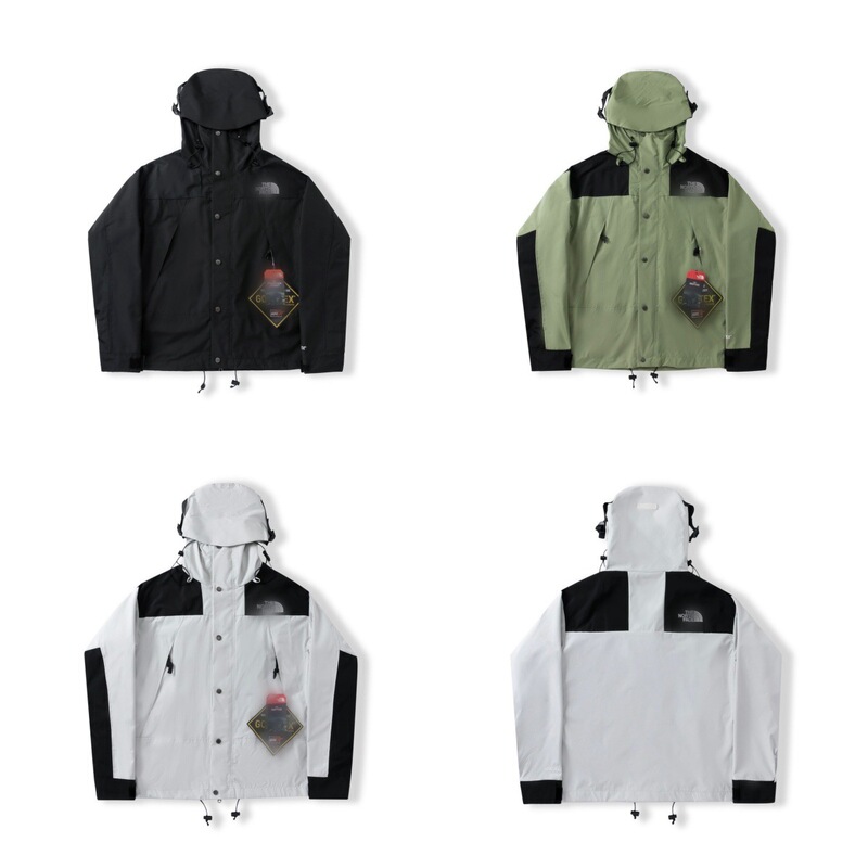 1990 American Version of the Jacket for Men and Women Mountaineering Outdoor Couple Style Windproof and Waterproof Tnf North Face Hooded Jacket