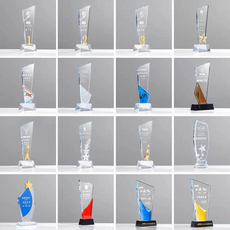 Новый кристалл трофей лезвие медаль отличный персонал продаж элитных видов спорта встречи надписи премии компании сувенир
