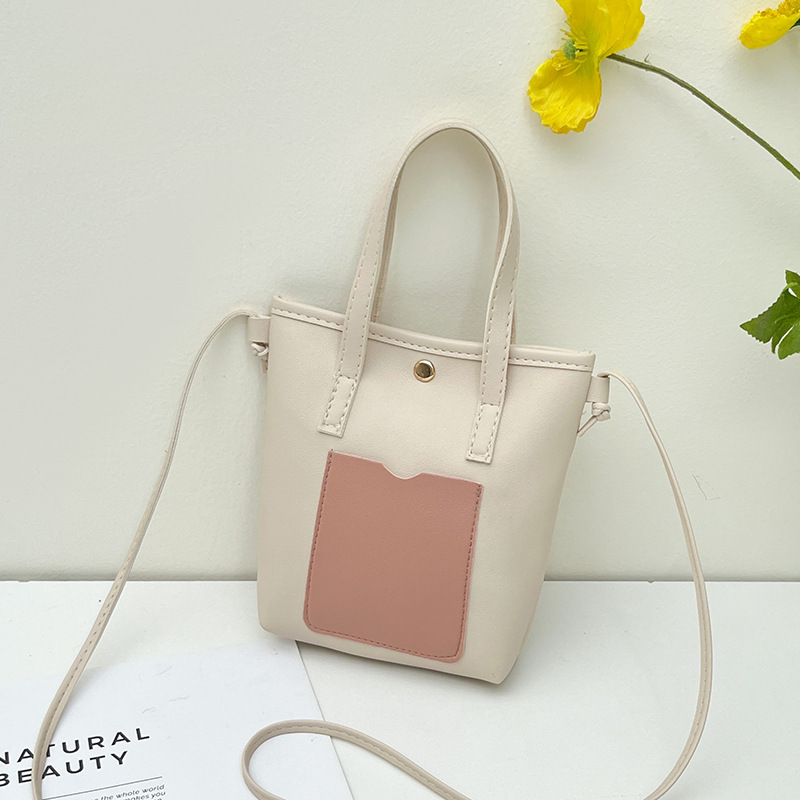 Bolso de 2025 nuevo nicho de alto nivel bolso de hombro de mujer balde de moda bolso de mochila campus bolso rojo