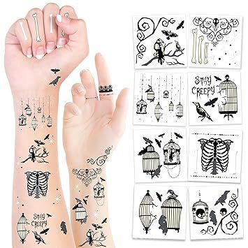 Gold Metallic Temporary Tattoos for Single Ladies, Girl Bridal Shower Wedding Stickers