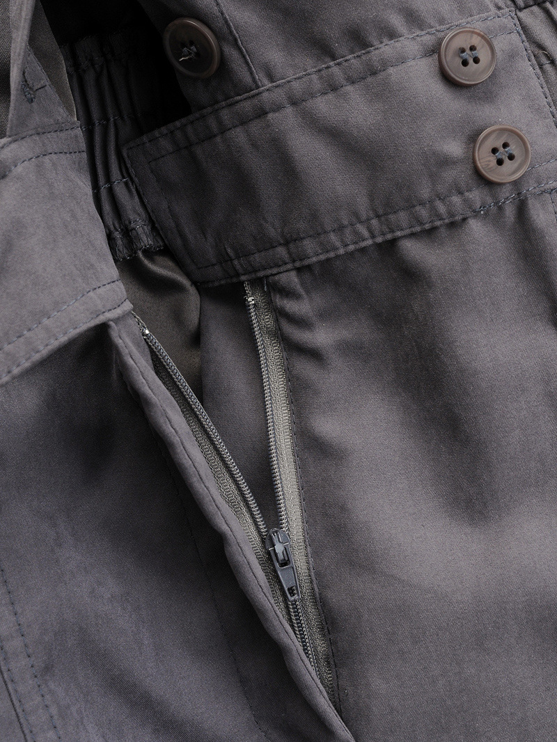 loose waist tooling style pocket jumpsuit NSHS35389
