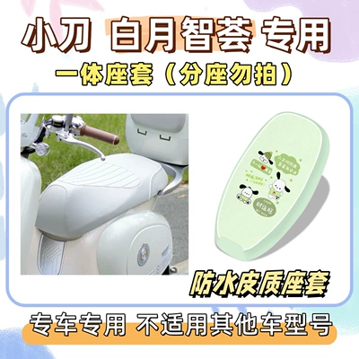 Electric vehicle foot mat — Package includes: Xiaodao Baiyue Zhihui special - waterproof-seat-cushion-cover-yb-pacha-dog-green-little-knife-white-moon-wisdom