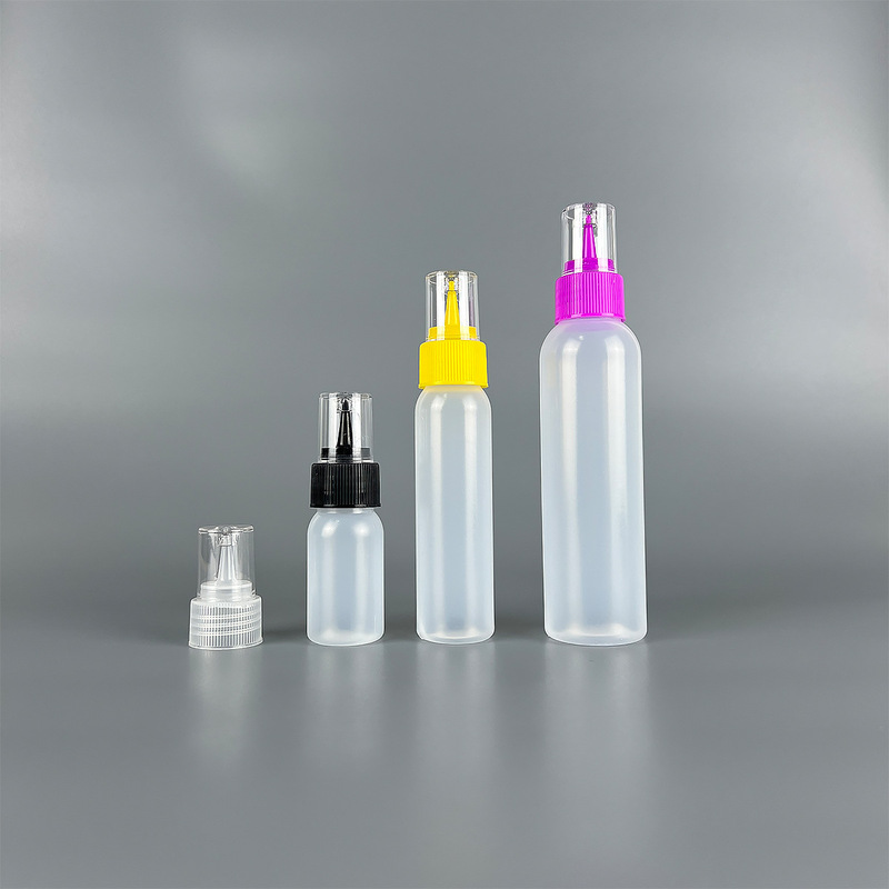 Wholesale Pe Glue Bottles, Transparent Dispensing Bottles, Jam Plastic Packaging Squeeze Bottles, Paint Hook-Tip Dispensing Bottles
