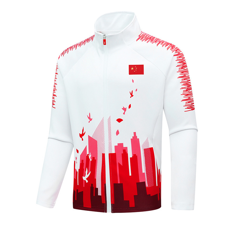 中国队校服团体套装春秋早操运动套装武术训练跑步队服运动会班服|undefined