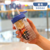 High quality handheld flavored tea with glass, glass, internet celebrity, custom made