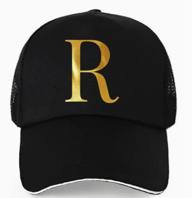English Letter Trucker Cap 26英文字母印花棒球帽男女情侣网帽|undefined