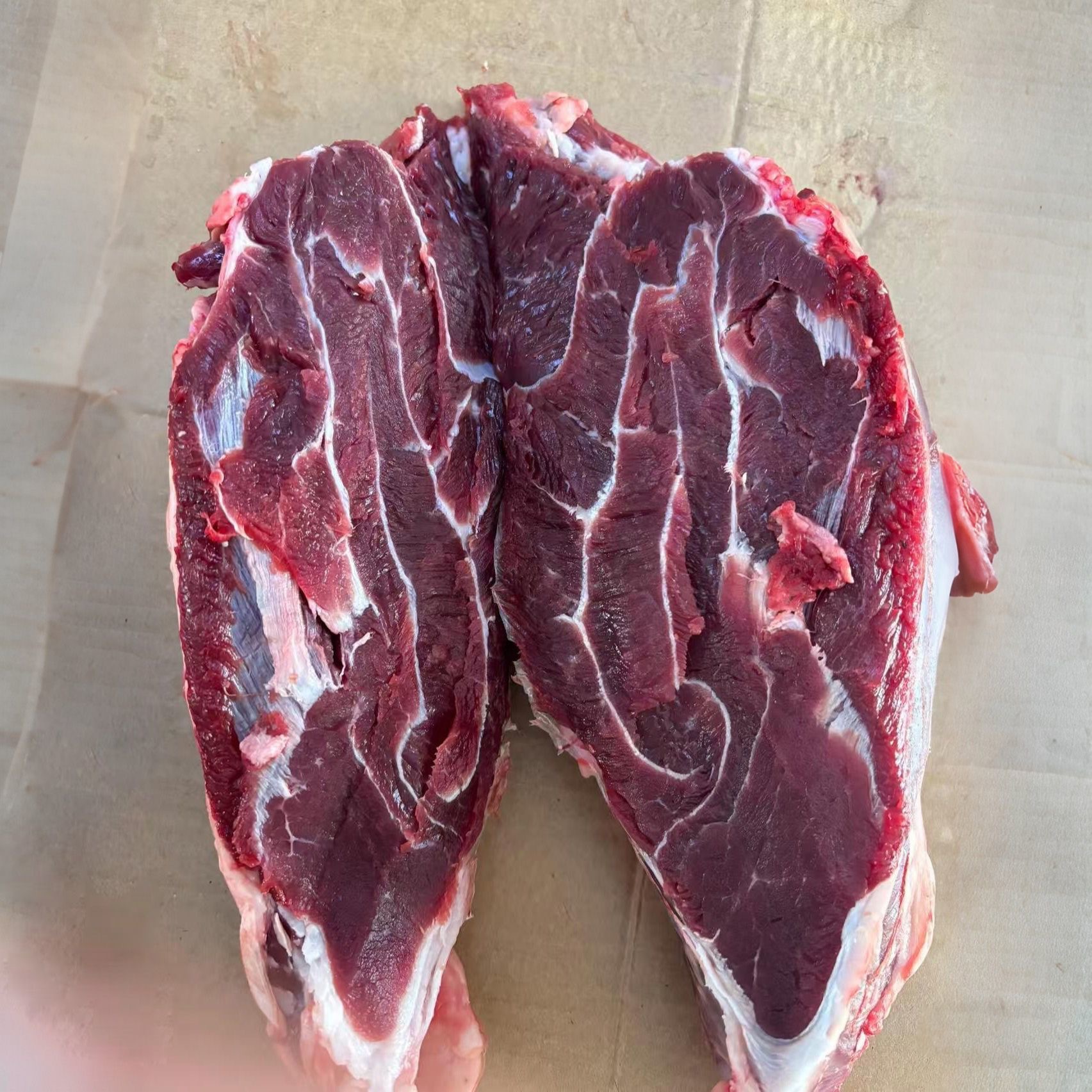 牛腱子原切新鲜农家散养牛肉生鲜食材国产黄牛肉金钱腱牛腱芯现杀