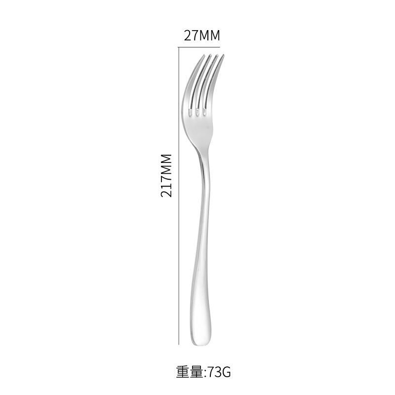 ステンレス食器81シリーズの厚いナイフフォークスプーン洋食ステーキナイフフォークスプーンホテル食器用品|undefined