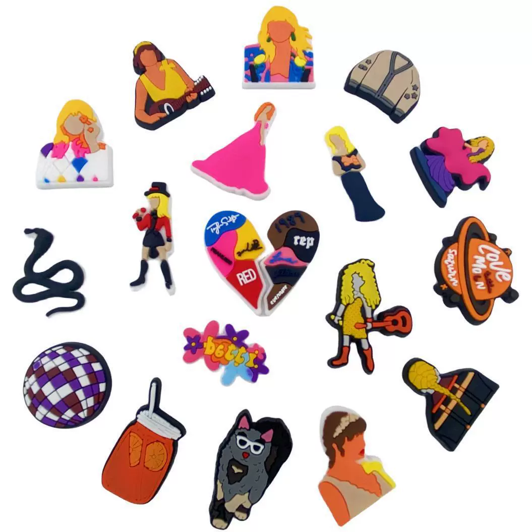 Новая обувь с трансграничными отверстиями, обувь с цветами, Европейская и американская певица, серия, съемная пряжка для обуви, аксессуары для рукоделия, аксессуары