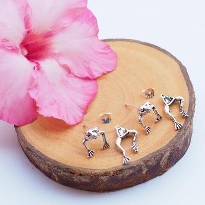 Orecchini pendenti rana gioielli donna accessori orecchie_voghion.com