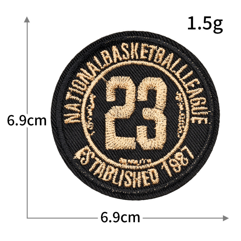 23番のファッションブランドの服装のコンピュータの刺繍の布は縫いを免除します。|undefined