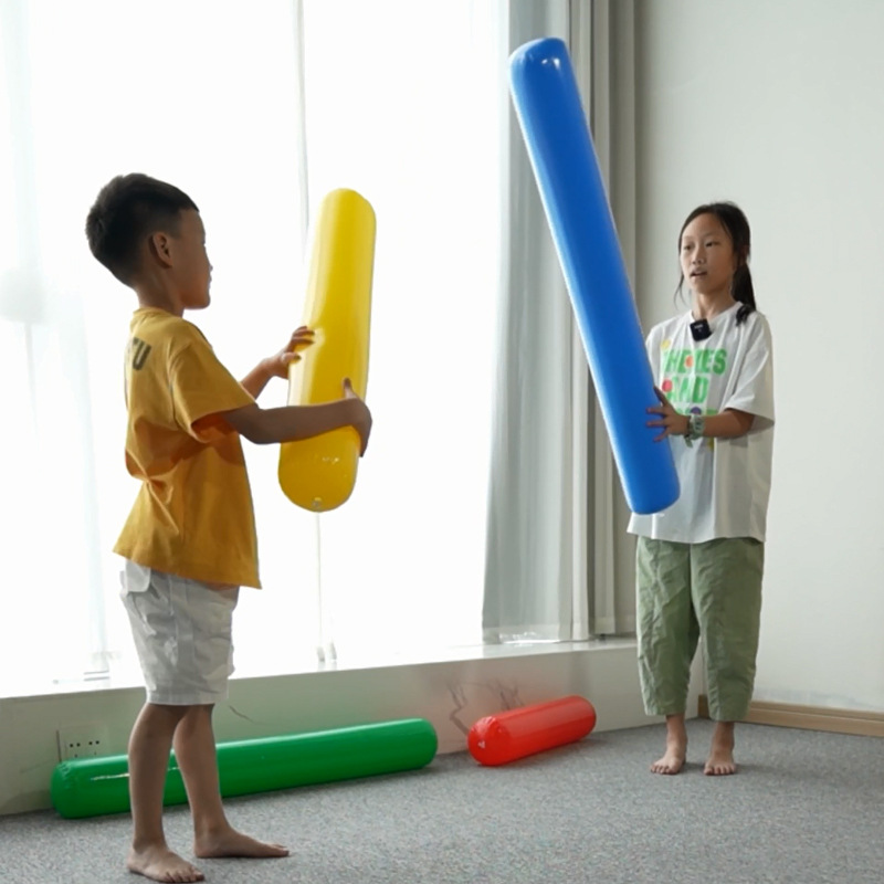 espesar varilla infláble tira larga juguete de aire para niños jardín de infantes accesorios deportivos activos equipo de entrenamiento sensorial