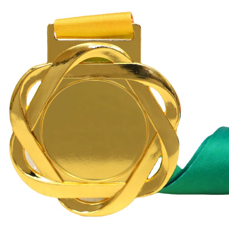 En stock aleación de zinc pintura medalla de metal evento listado City League medalla juegos trofeo fabricación