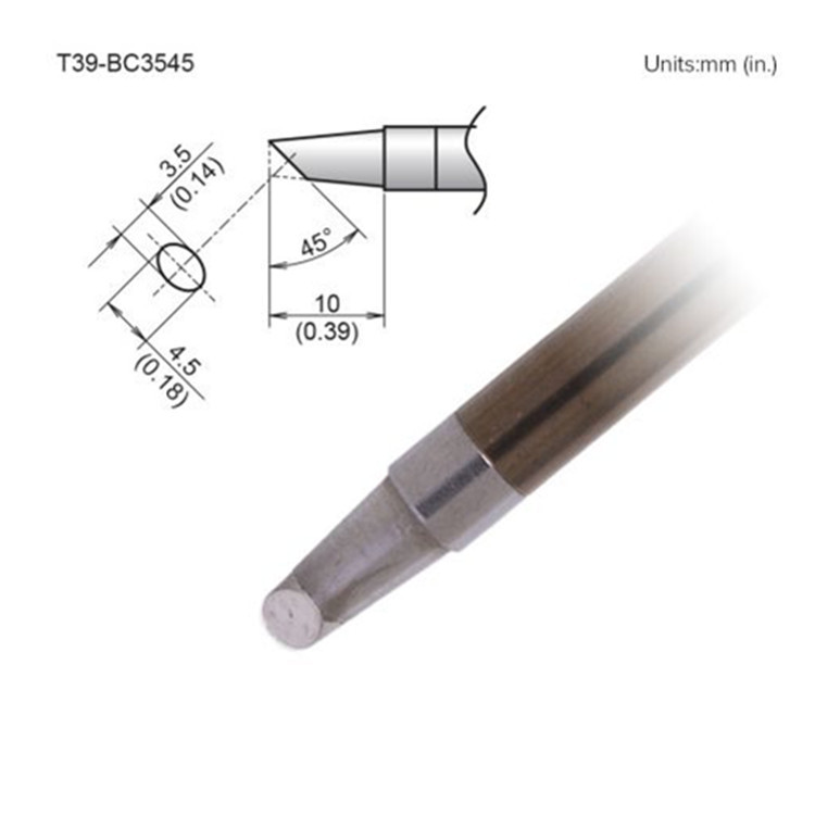日本白光HAKKO  T39-BC3545 烙铁头烙铁嘴烙铁咀 配焊台FX-971