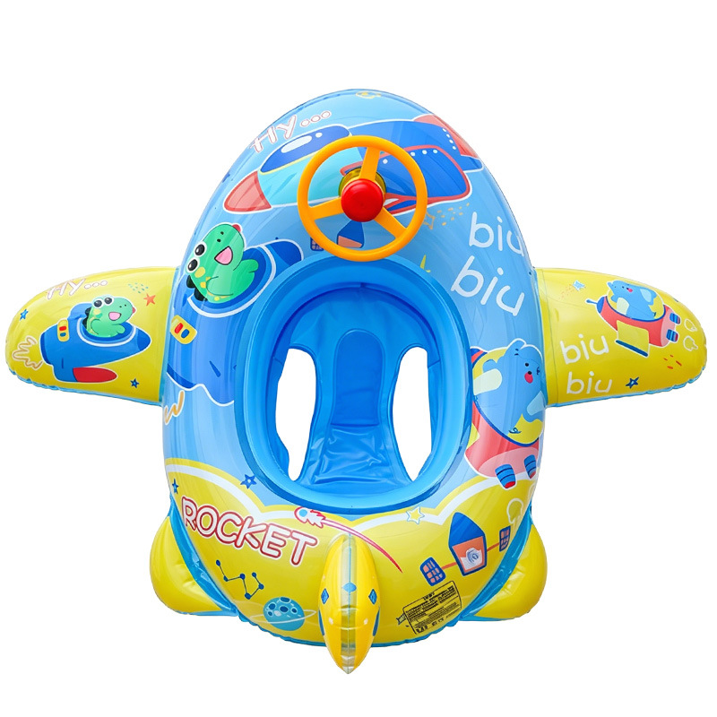 Flotador con Asiento y Volante Infantil de PVC, Inflable y Anti-vuelco para Piscinas image 7
