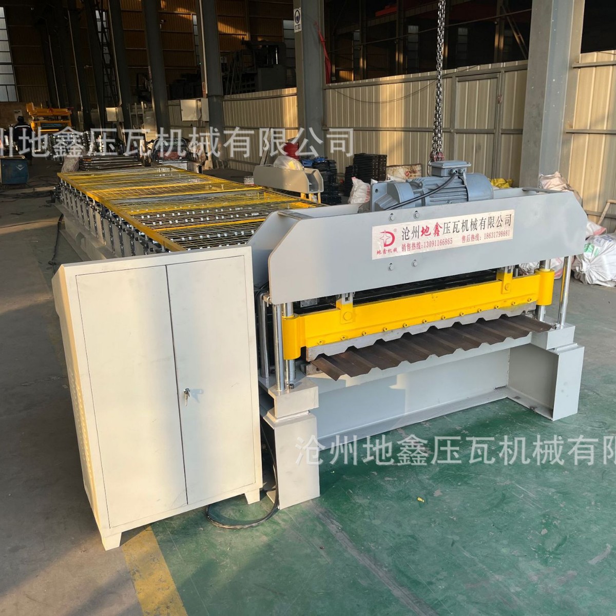 单层压瓦机 水波纹压瓦机 金属成型机 彩钢建筑行业 数控机 地鑫