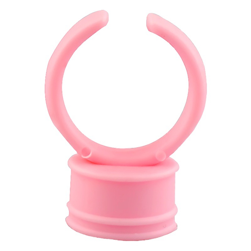Tazas para tinta de tatuaje, bandejas para pegamento de pestañas postizas, tazas de tinta en forma de anillo, tamaños grande, mediano y pequeño, 100 piezas, modelos nuevos.