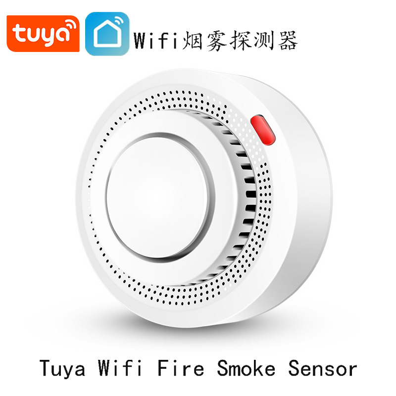 Tuya App Wifi Smart Smoke Detector Tuya Smoke Sensor Smoke Detector Alarm