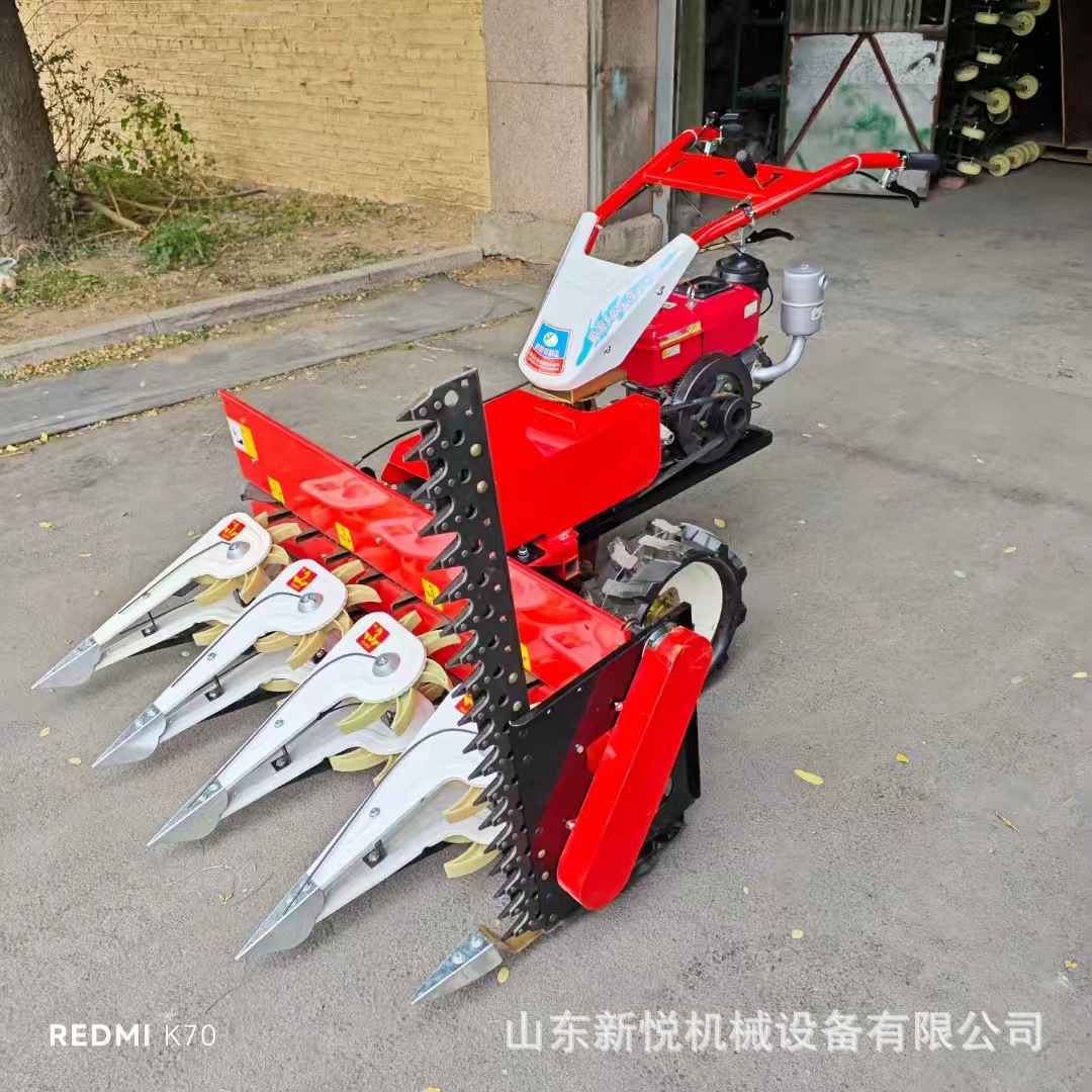 多功能小型辣椒收割机 高架式玉米秸秆割倒机辣椒苜蓿割杆机