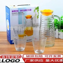 波纹水具三件套五件套横纹水具五件套冷水壶企鹅壶八角水具五件套