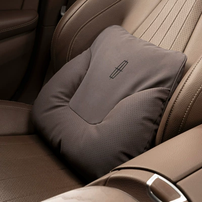 Headrest, Lincoln Headrest and Lumbar Support - ox-horn-style-mocha-brown-lincoln-lumbar-support-single-pack