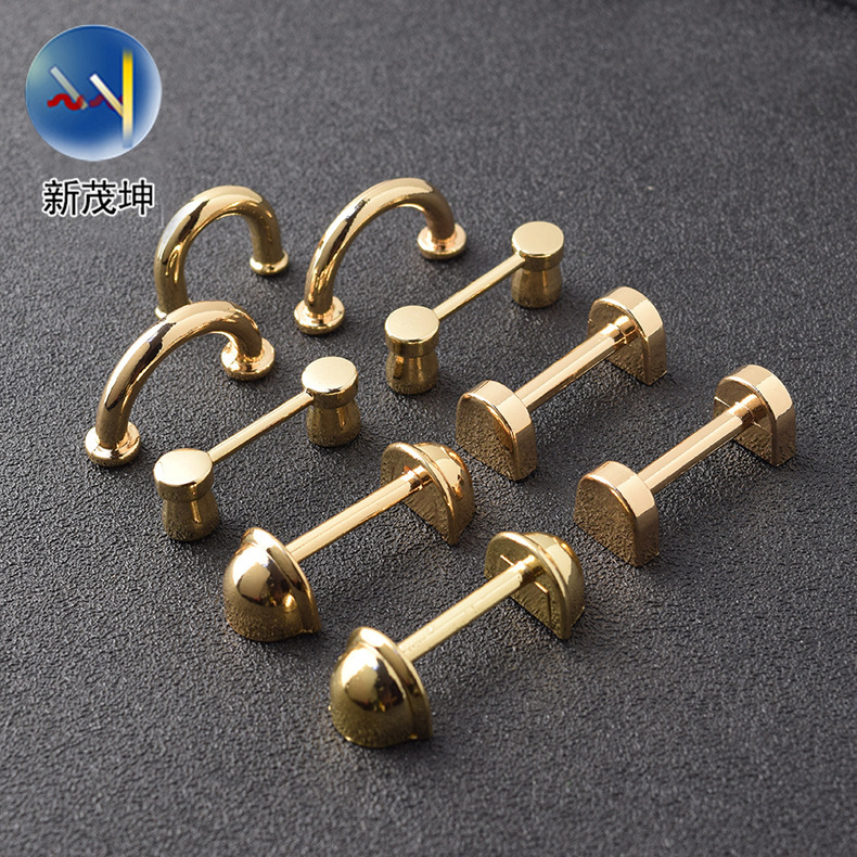 En stock al por mayor asa de puente de metal mango equipaje bolsa de hardware hebilla de caja de regalo en forma de U arco puente hebilla mango