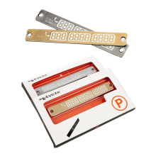 汽车用夜光临时停车牌挪车电话告示牌移车留言联系大号停车手机卡