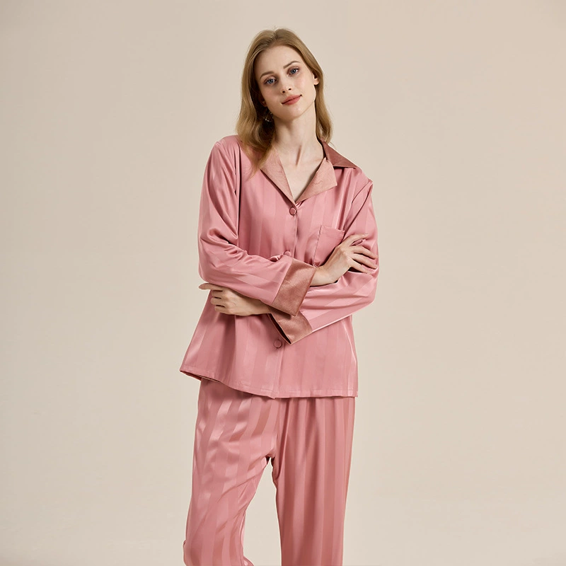 贝女梦 Demi-season double-sided pijama, warm long-sleeve, pants, set, high quality style