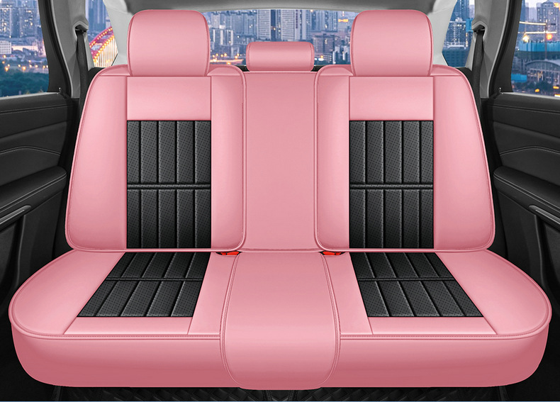 Cross-Border Amazon Foreign Trade Wholesale New All-Inclusive Full-Leather Four-Season Universal Five-Seater All-Inclusive Car Seat Cushion Can Be Vacuumed
