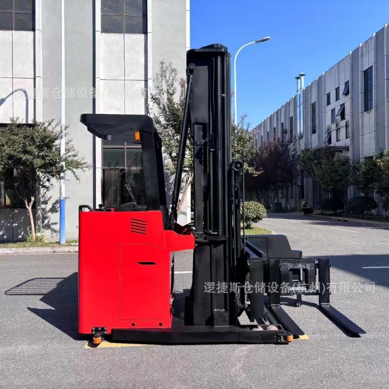 窄巷通道叉车电动三向叉车侧站施三向堆高叉车1.5吨堆垛机叉车