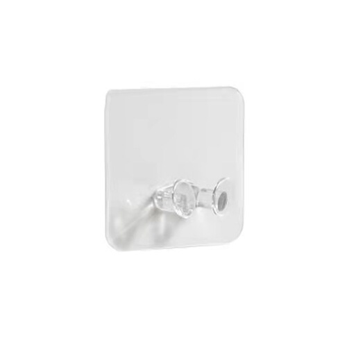 Kitchen and bathroom plug hook, no drilling power wire storage hooks, non-adhesive transparent plastic sticky hooks