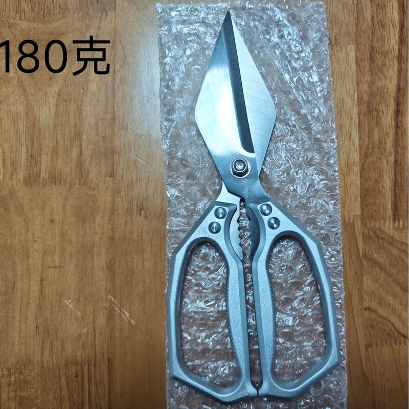 批发加厚铝柄大头剪刀厨房多功能剪鸡鸭烤肉杀鱼专用强力食物剪子|undefined