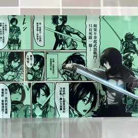 新款进击的巨人高人气高颜值高清亚克力砖送人收藏