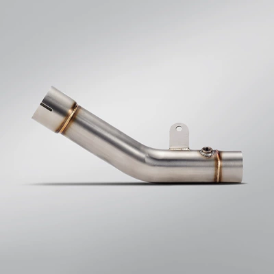 steel mid-section, high-temperature resistant, Motorcycle exhaust pipe