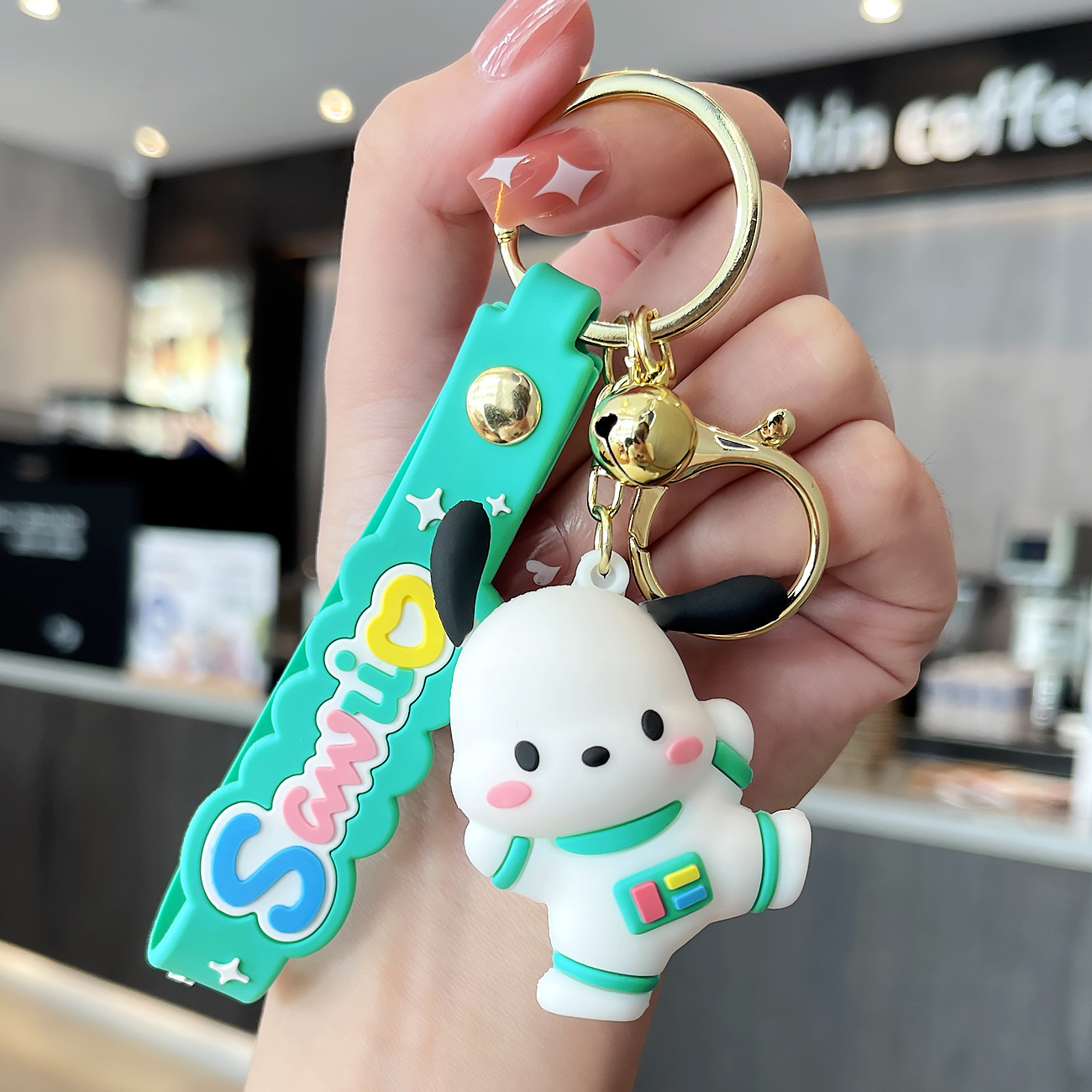 Venta directa de fábrica llavero colgante pequeño muñeca tridimensional llavero de coche mochila escolar colgante puesto al por mayor productos pequeños