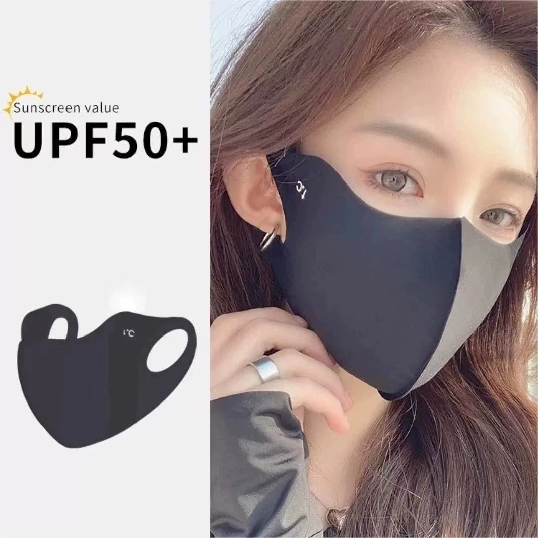 Летняя новая ледяная шкура из ледяной шелк солнцезащитная маска для лица анти-ультрафиолетовая завеса