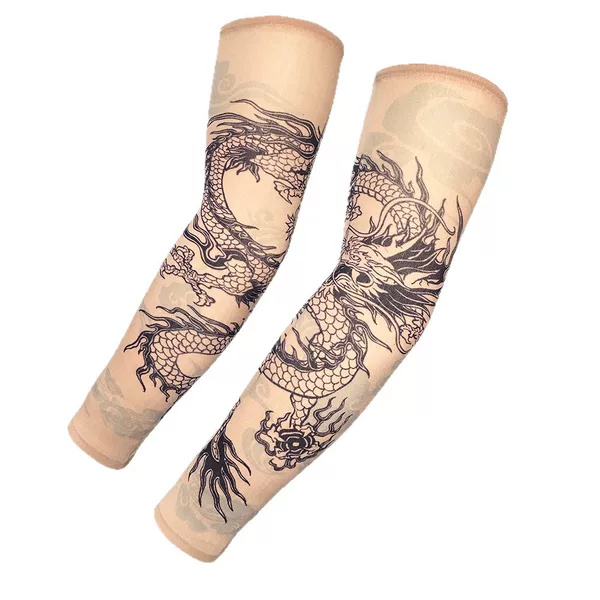 Dragon Tattoo Sleeves, Tattoo Sleeves Are Available in Stock and Can Be Selected. Factory Direct Supply. Jiutun Clothing Factory Produces and Sells Its Own Products